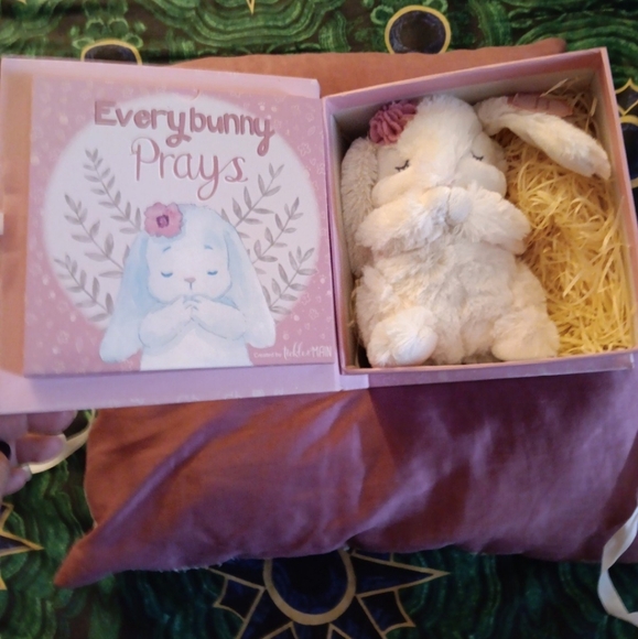 Tickle & Main "Every Bunny Prays" Book & Bunny, like new, bunny prays - Picture 1 of 10